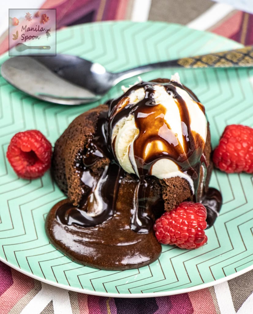 Air Fryer Molten Chocolate Lava Cake Manila Spoon