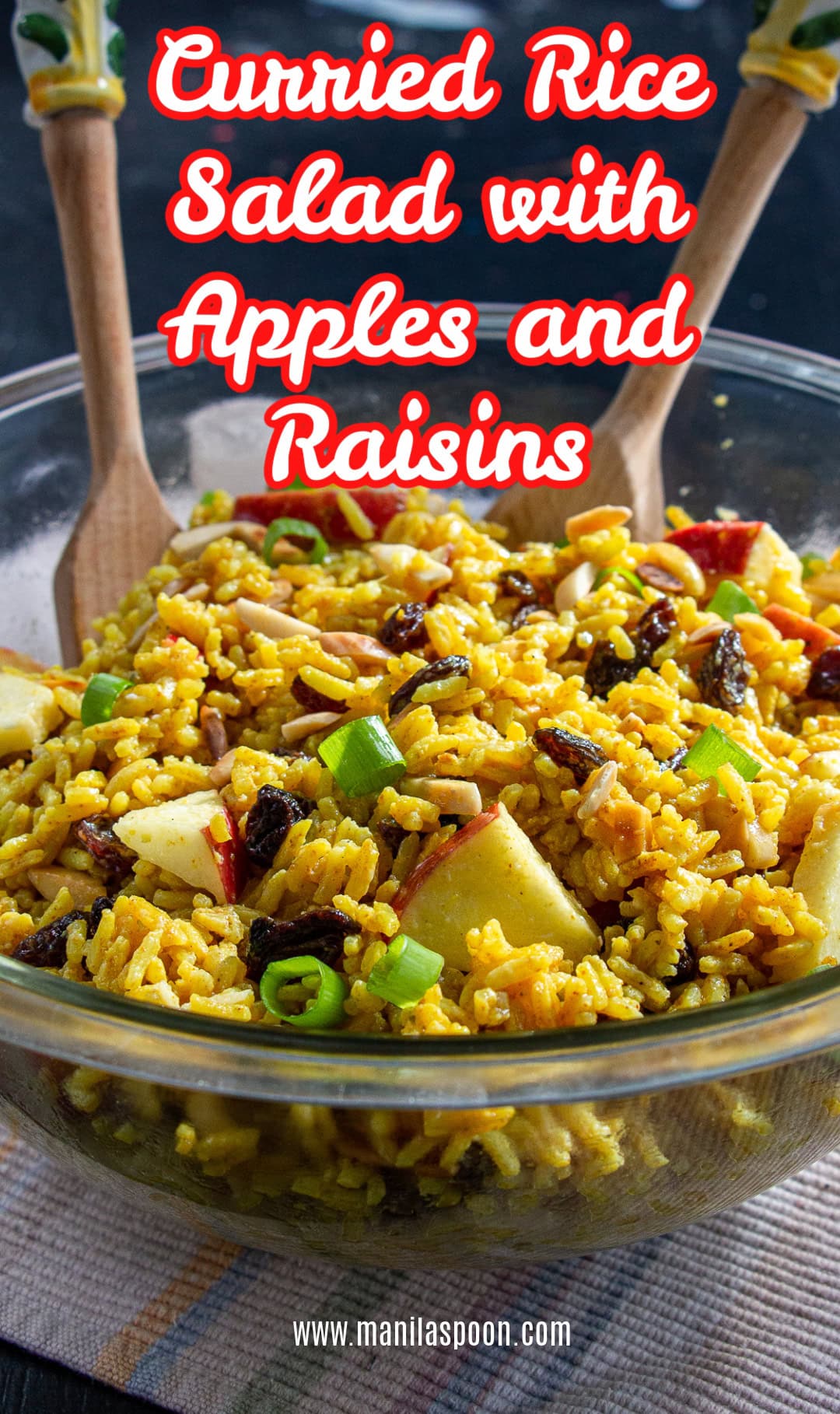 Curried Rice Salad with Apples and Raisins Manila Spoon