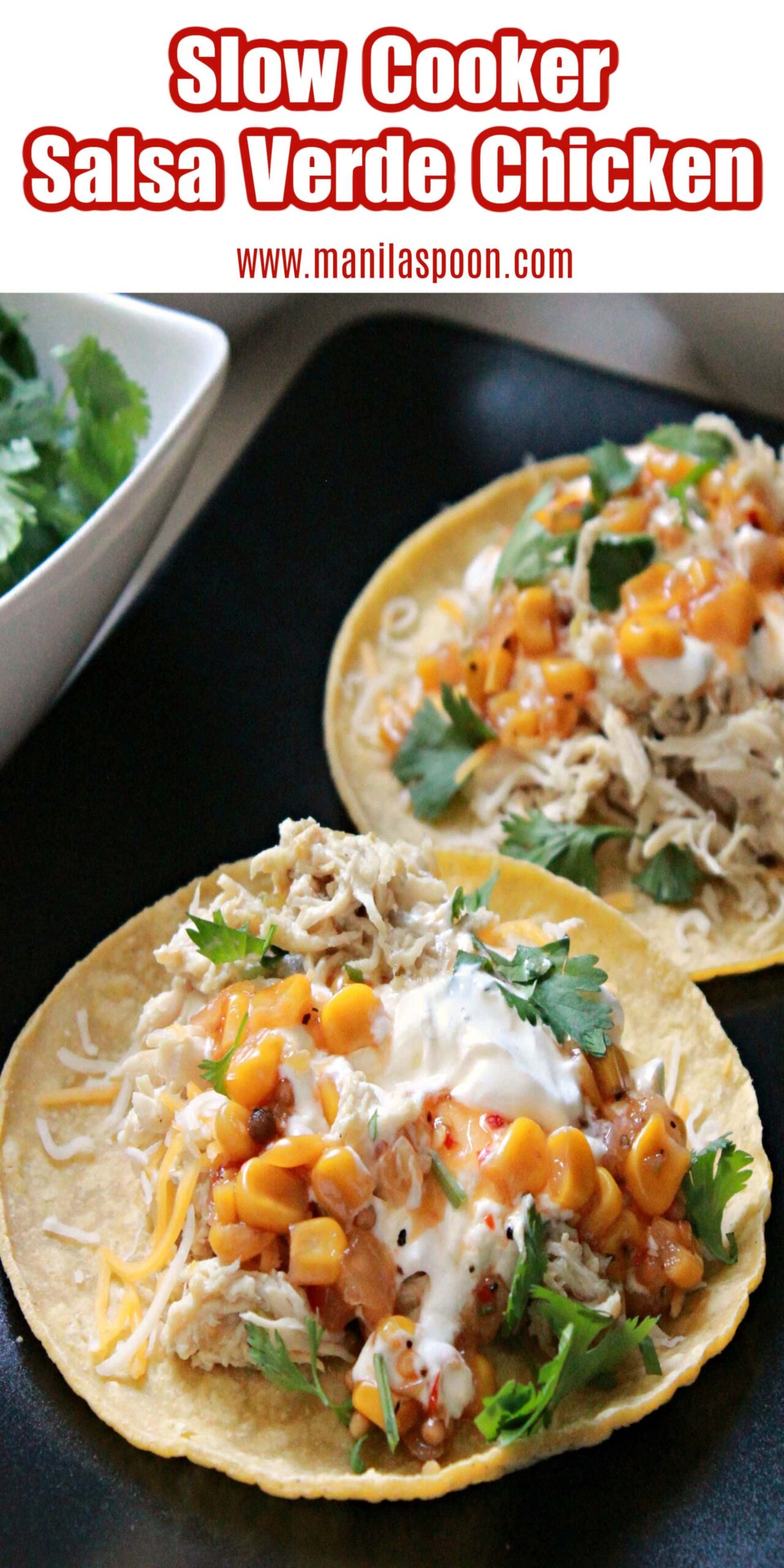 Slow Cooker Salsa Verde Chicken Manila Spoon