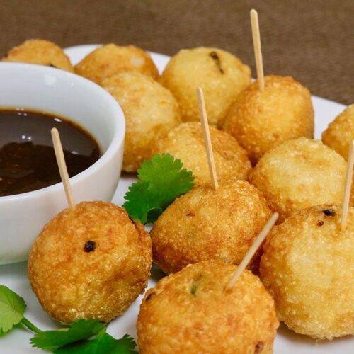 Crispy Potato Balls Recipe (Potato Nuggets) Crunchy Potato Balls Recipe