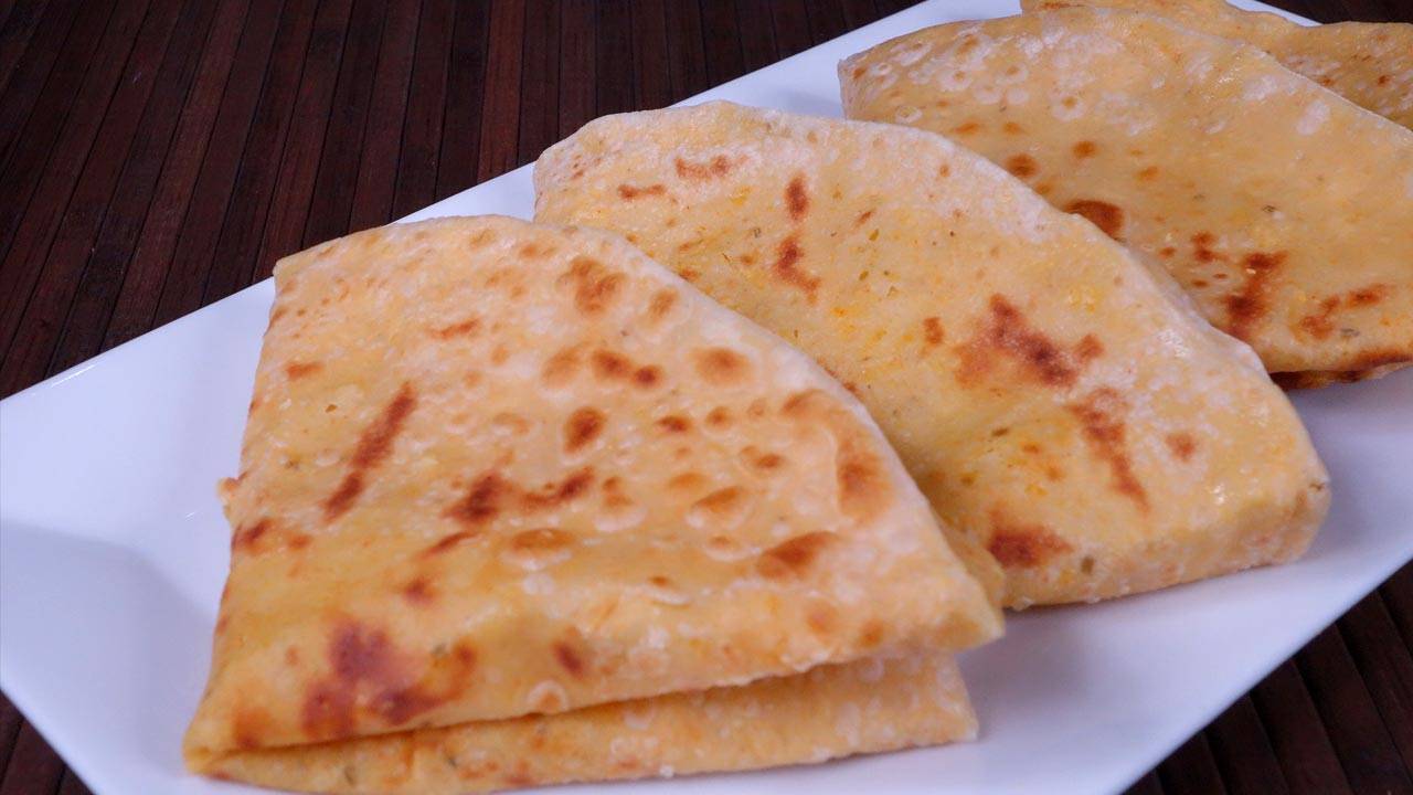 Dal Paratha (Stuffed Indian Flat Bread) Manjula's Kitchen Indian