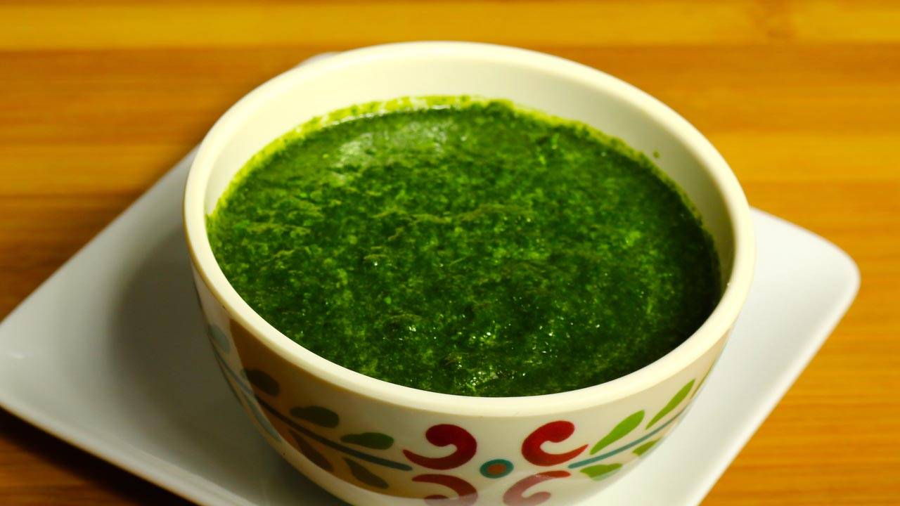 Mint Chutney Recipe Pudina Chutney Fresh Mint Dip by Manjula