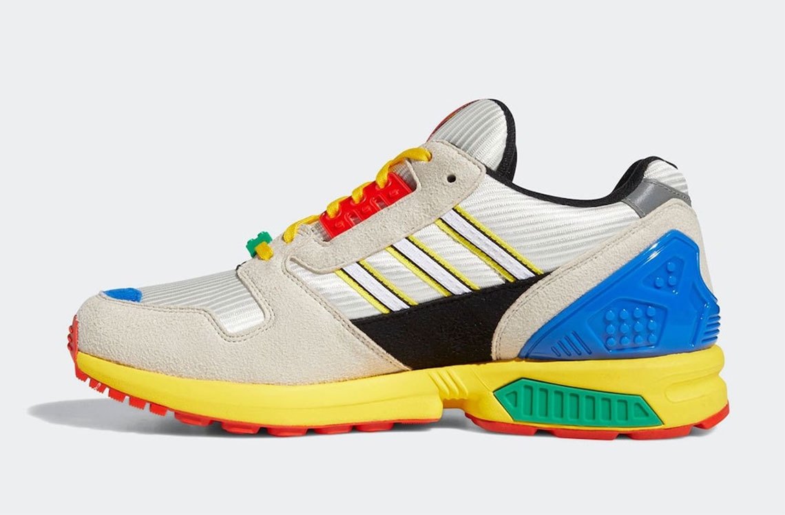 Adidas onthult LEGO x ZX 8000 sneakers in beste schoenendoos ooit