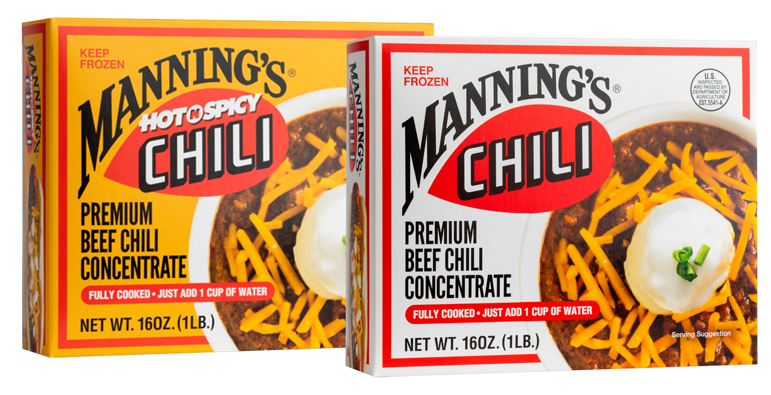 Manning's Chili America's Favorite Chili!