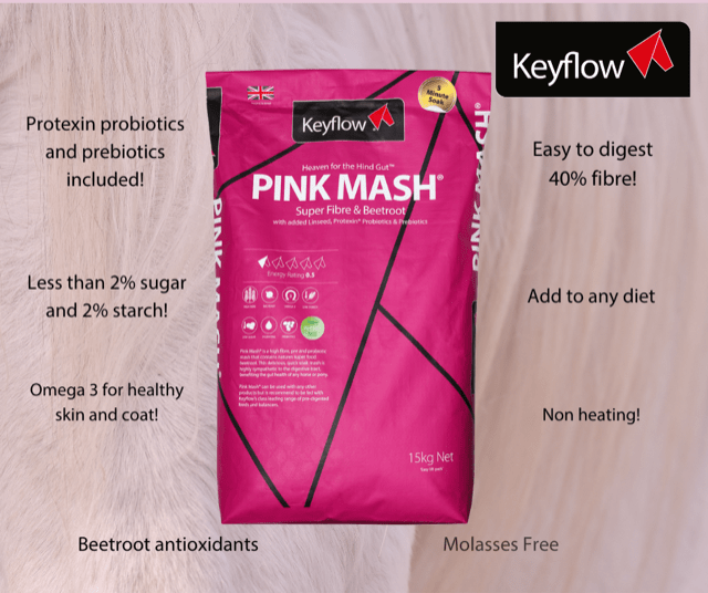 Keyflow Pink Mash 15kg Click & Collect Manor Equestrian