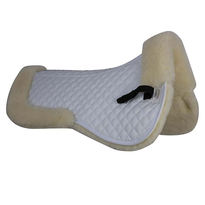 Woof Wear Elegance Sheepskin Half Pad Manor Equestrian