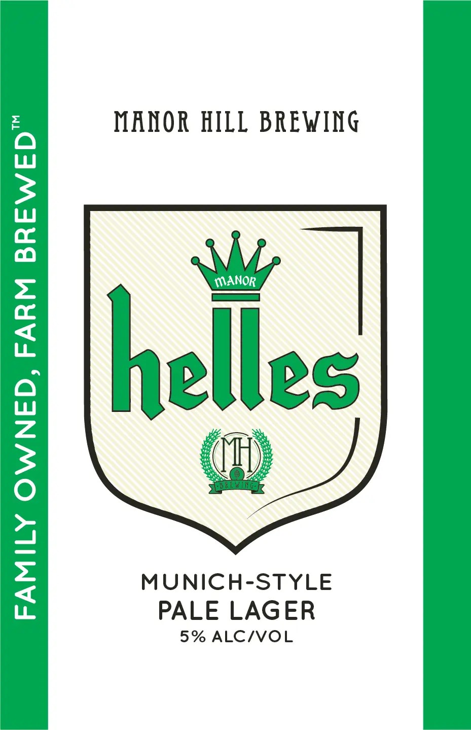 MANOR HELLES Manor Hill Brewing
