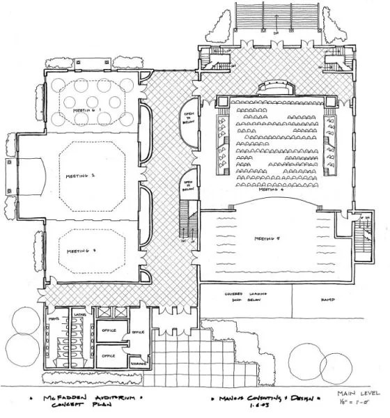 McFadden Auditorium Manous Design