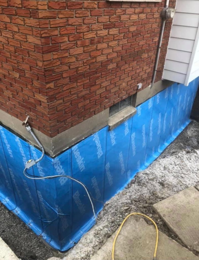 Exterior Basement Waterproofing Mansour's Innovations
