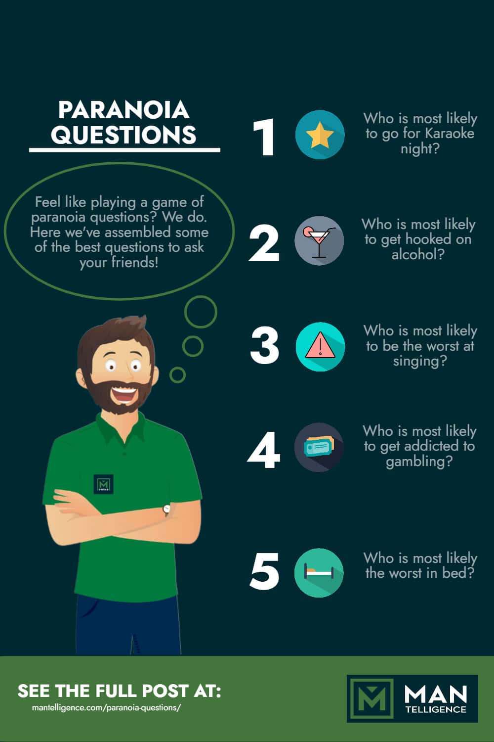 30+ Really Good Paranoia Game Questions (Funny, Dirty, NSFW)