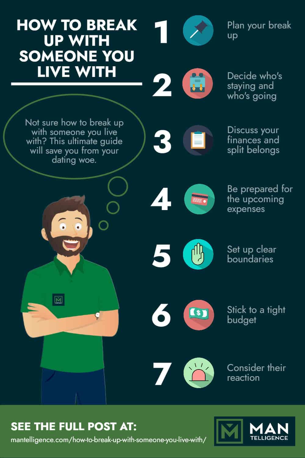 How to Break up With Someone You Live With 7 Important Steps