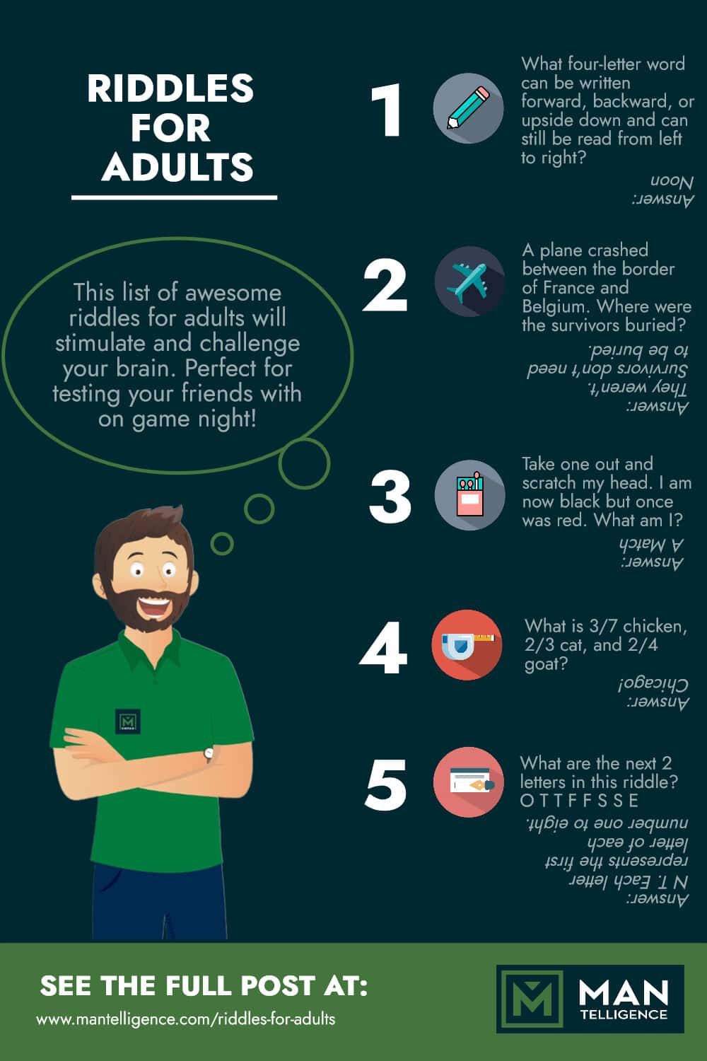 30 Interesting Riddles for Adults Challenge Your Brain Now!