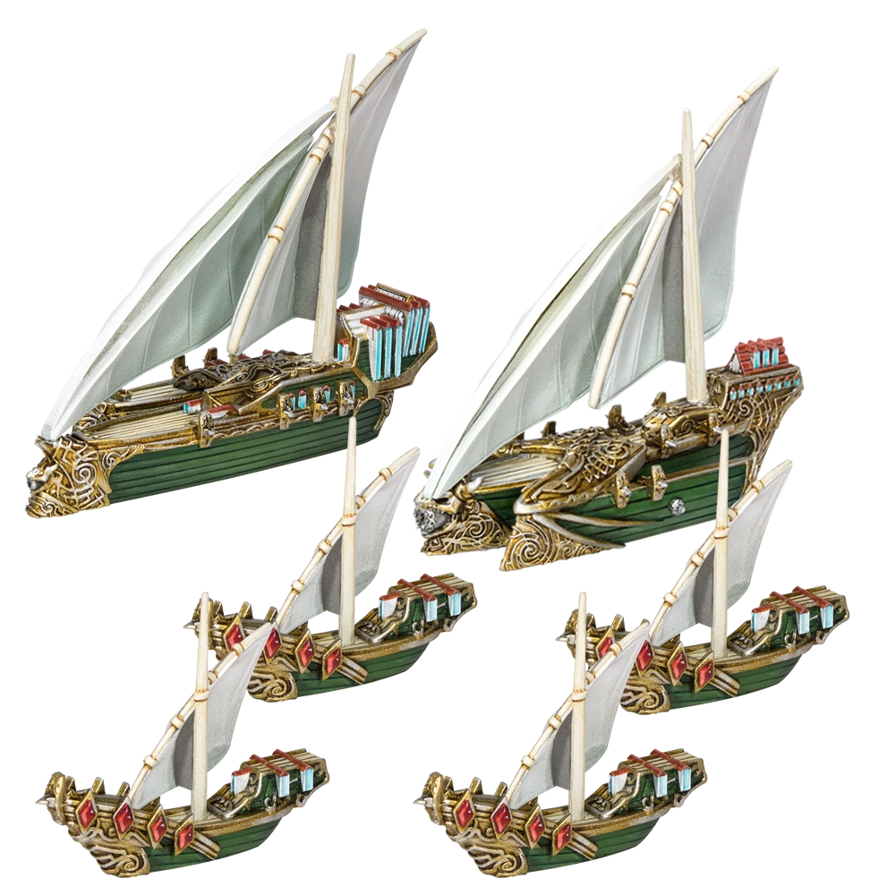 A guide to the elf fleet in Kings of War Armada Mantic Games