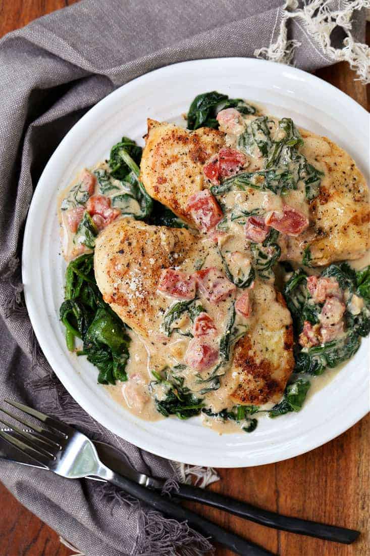 Chicken Florentine Date Night Dinner Recipe Mantitlement