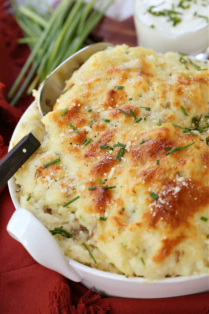 Potatoes Romanoff Make Ahead Potato Casserole Mantitlement