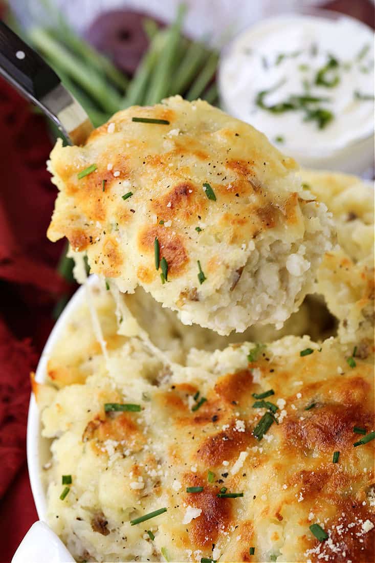 Potatoes Romanoff Make Ahead Potato Casserole Mantitlement