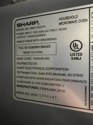 User manual Sharp SMC1452CH (English - 33 pages)