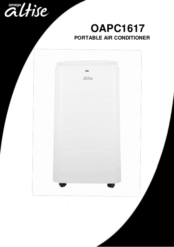 User manual Omega Altise OAPC1617 (English 16 pages)