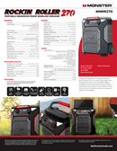 User manual Monster Rockin' Roller 270 (English - 16 pages)