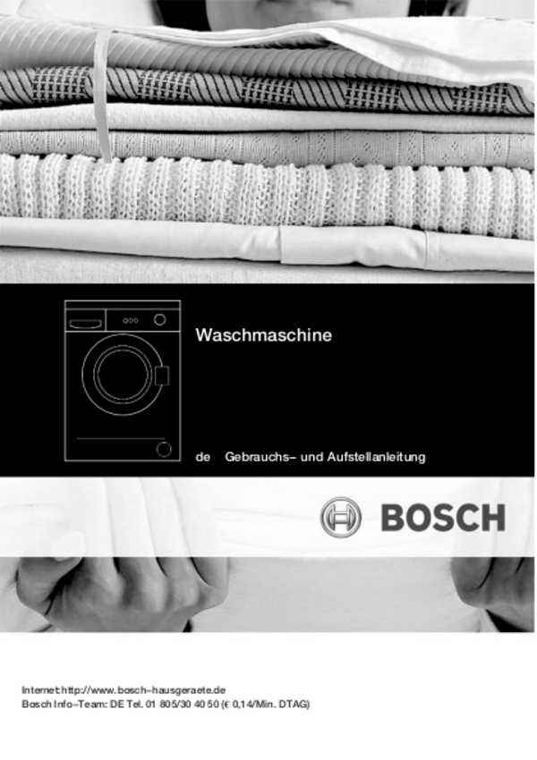 Bosch Classixx 1200 Manual PDF Washing Machine Laundry, 55 OFF