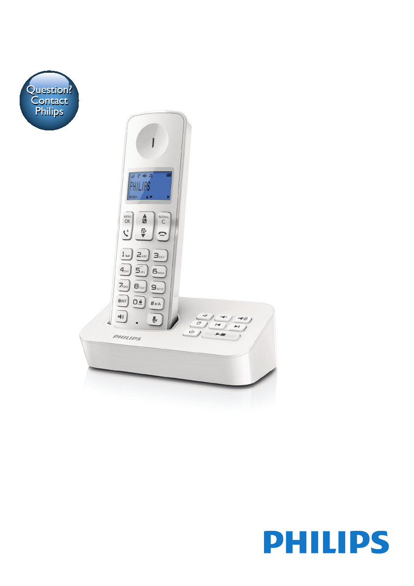 User Manual Philips D305 Trio (English - 42 Pages)