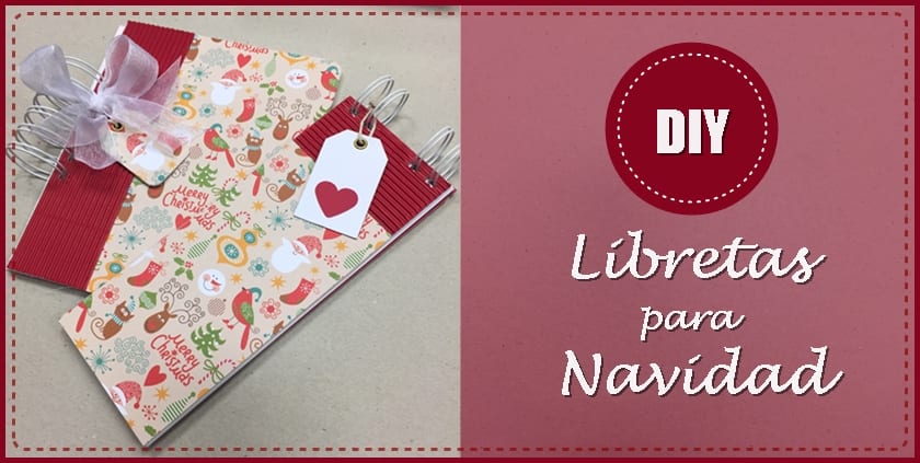 DIY libretas para Navidad Manualidades On
