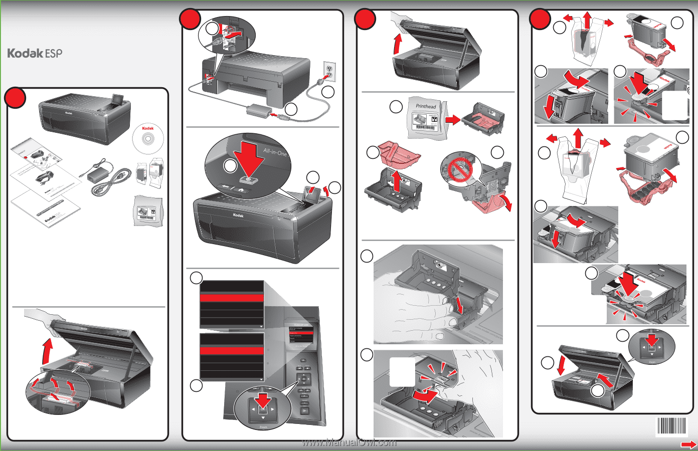Kodak ESP 5250 Getting Started Guide