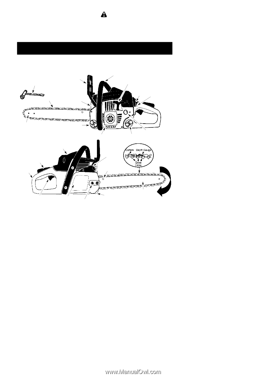 Operation carburetor Poulan P3816 User Manual (Page 8)