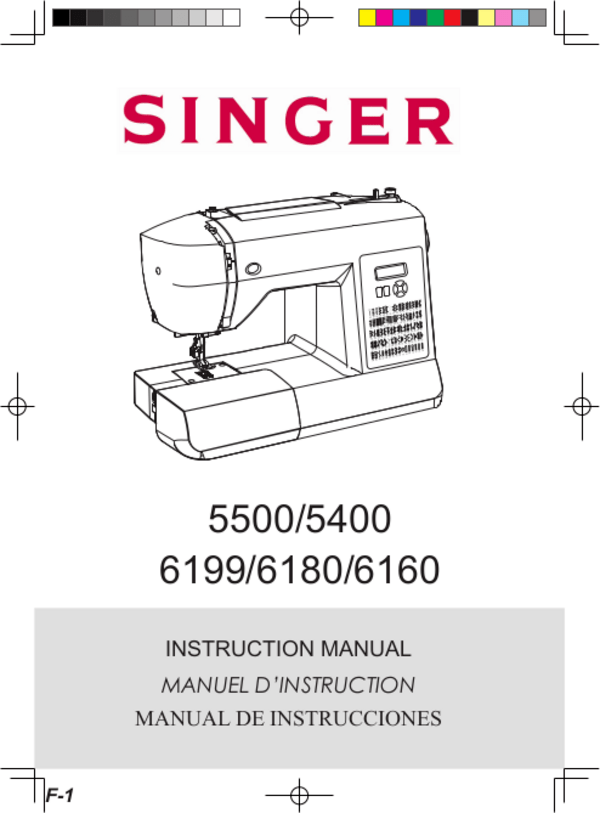 Singer 5560 Sewing Owners Instruction, 43 OFF