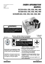 Lennox International Inc. GCS16-060 manuals