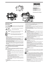 Davey WHISPER Series Swimming Pool Pumps manuals