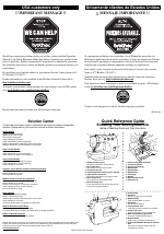 Brother LS2250PRW manuals