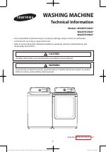 Pdf Download | Samsung WA48H7400AW-A2 User Manual (60 pages) | Also for