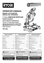Pdf Download | Ryobi TS1143L User Manual (84 pages)
