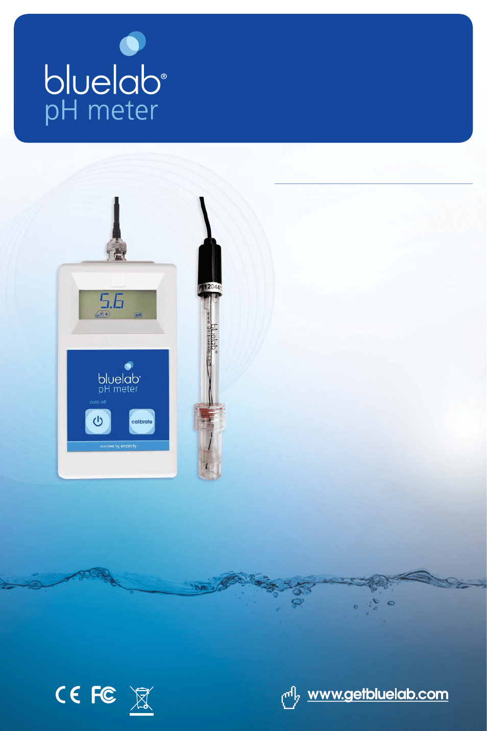 Bluelab pH Meter User Manual 12 pages