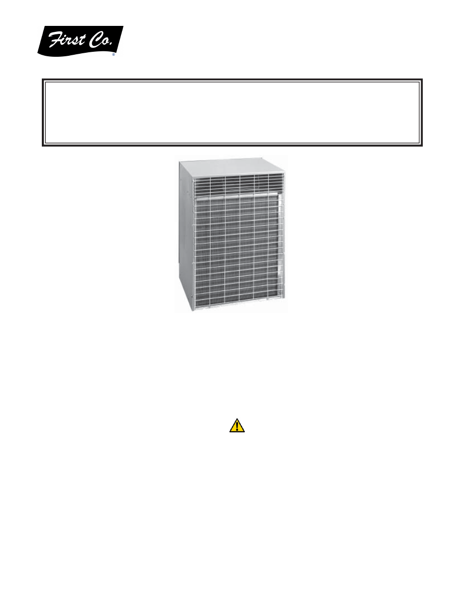 First Co WCX12 Replacement Units User Manual 4 pages Also for WMU