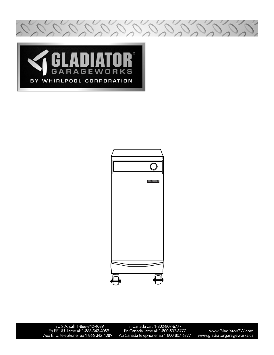 Gladiator GACP15XXMG Garage Compactor User Manual 28 pages
