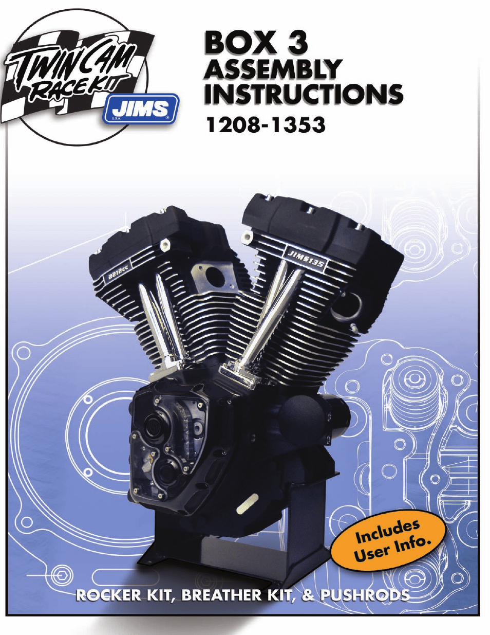 JIMS Box 3 1208-1353 (all models of 120, 131, or 135 Alpha, Beta and