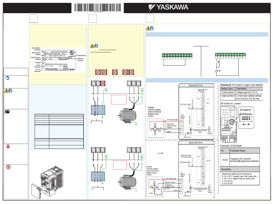Yaskawa V7 Wiring Diagram / Yaskawa Wiring Diagram Wiring Diagram