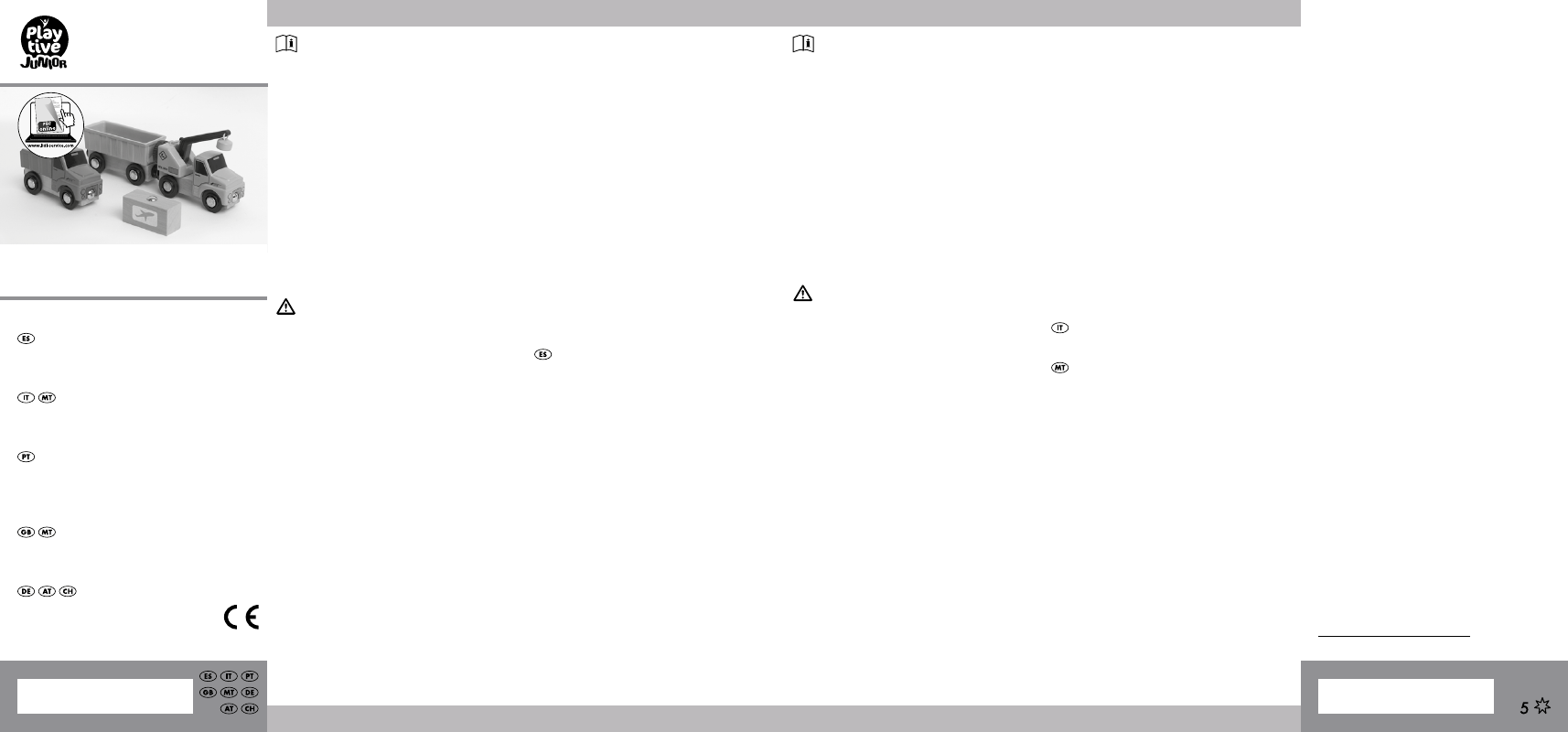Playtive CONSTRUCTION SITE VEHICLES User Manual 2 pages