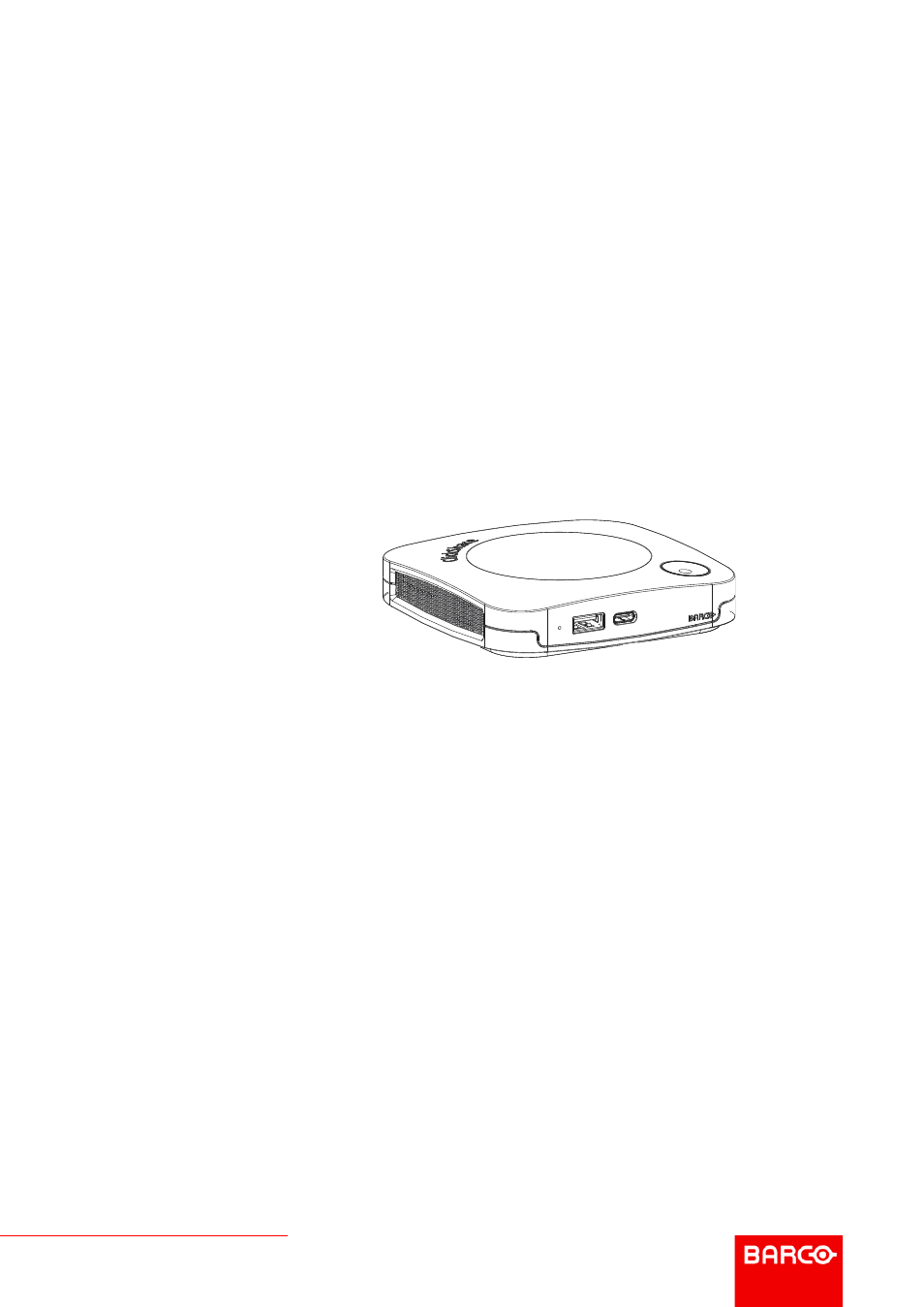 Barco CX-30 ClickShare Wireless Collaboration System User Manual | 62 pages