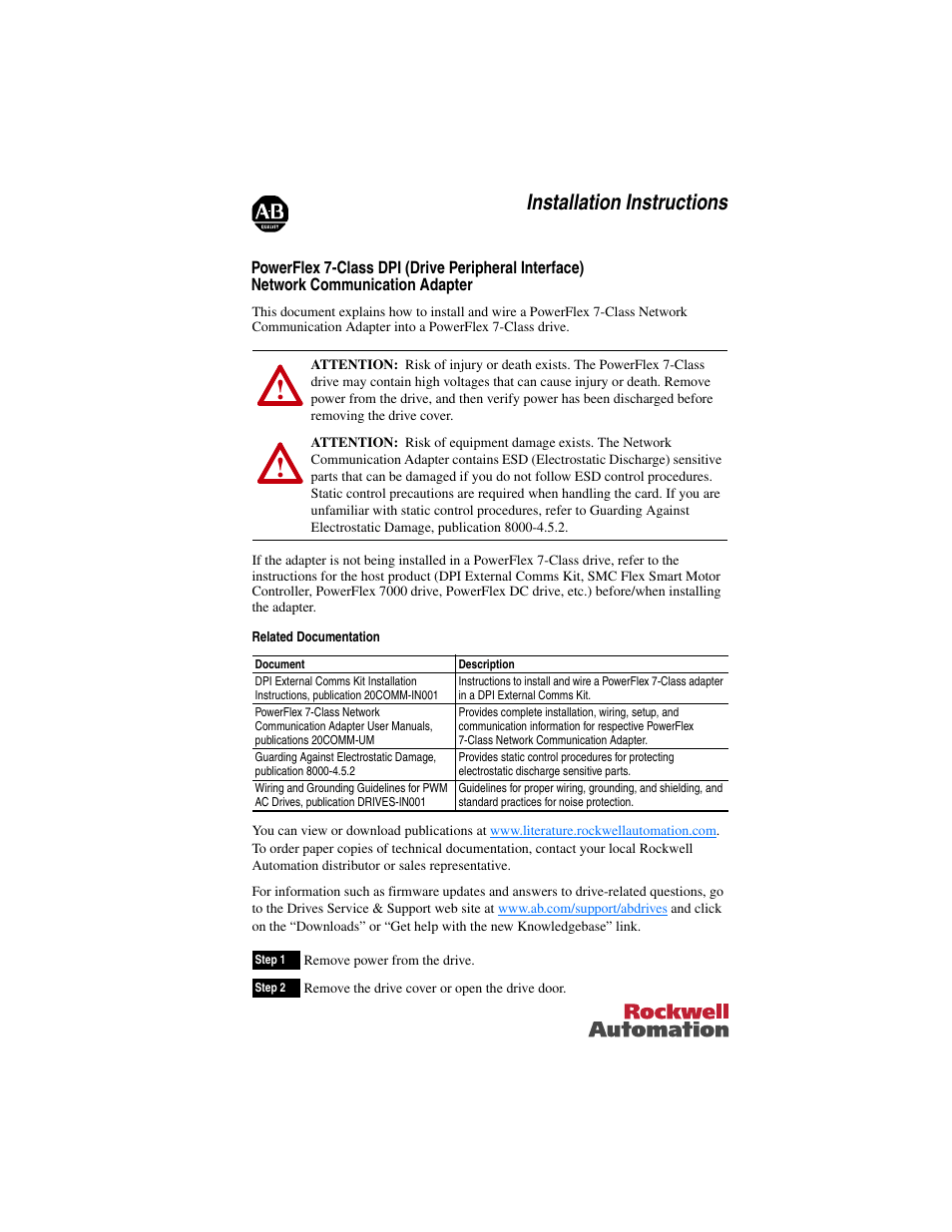 powerflex 7000 manual