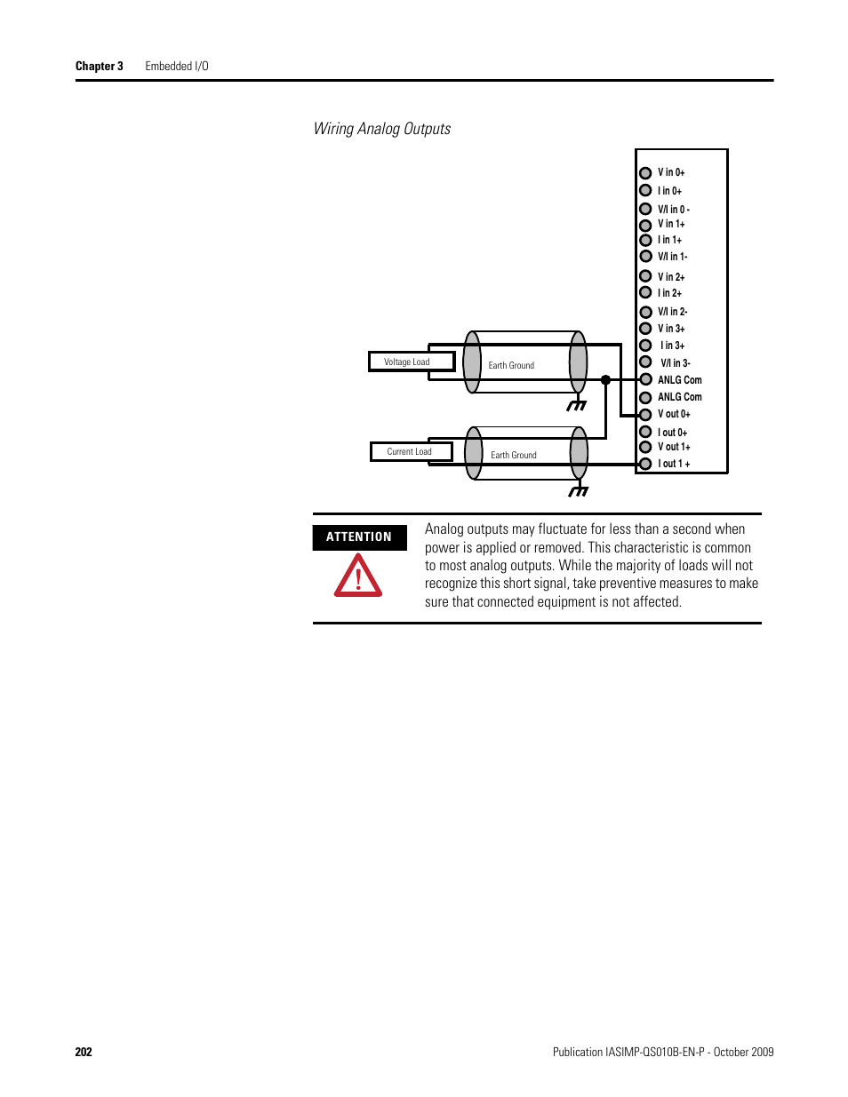 Wiring analog outputs Rockwell Automation 1769L23EQB1B_L23EQBFC1B