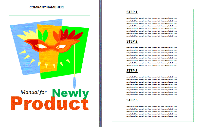 Product Instruction Manual Template Free Manual Templates Product Instruction Manual Template Free Manual Templates