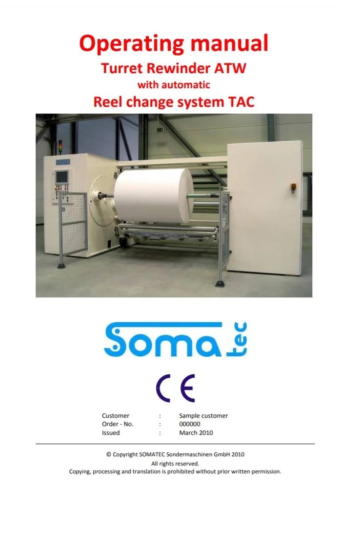 Machine Manual Template Free Manual Templates