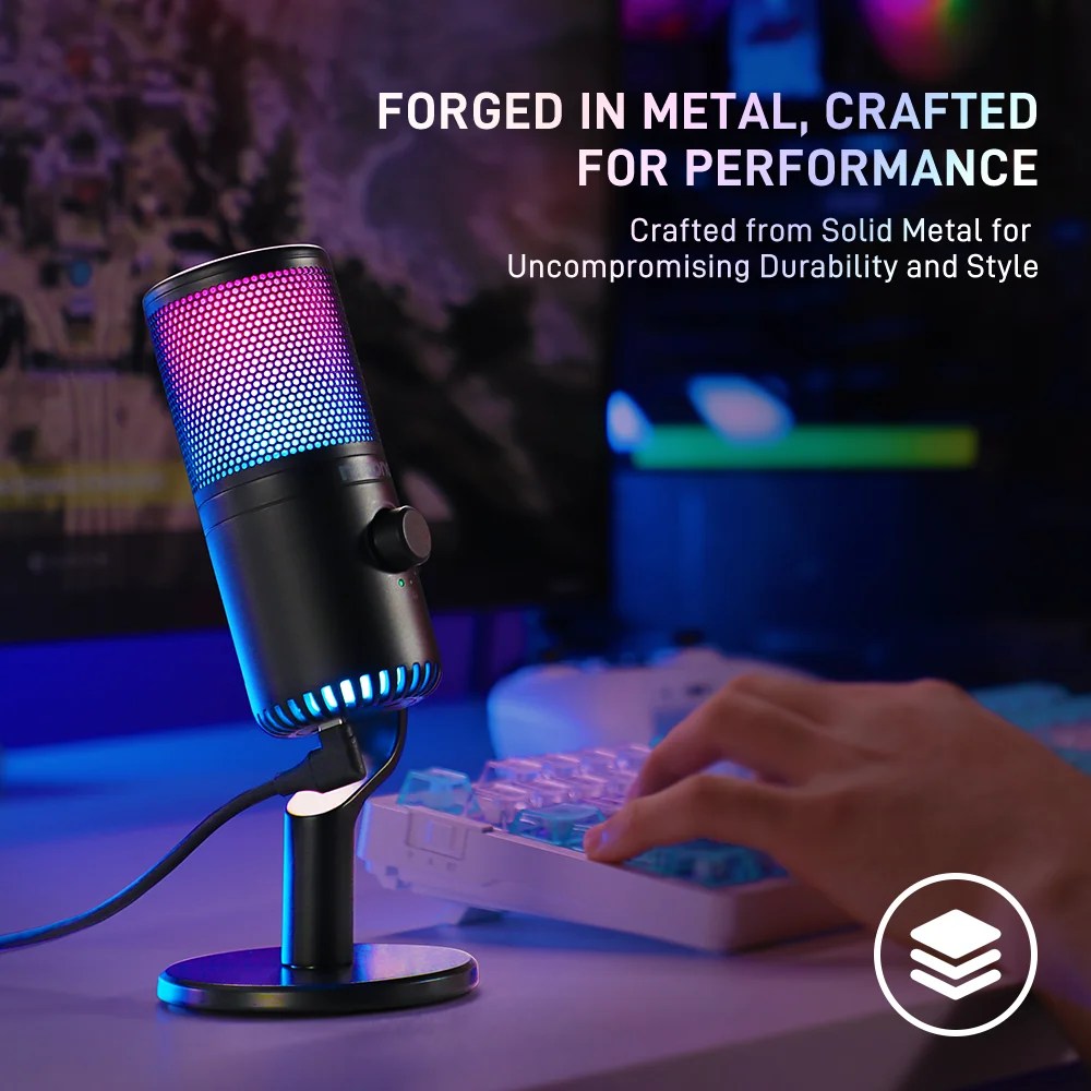 DM30 RGB Gaming Condenser USB Microphone | Maono