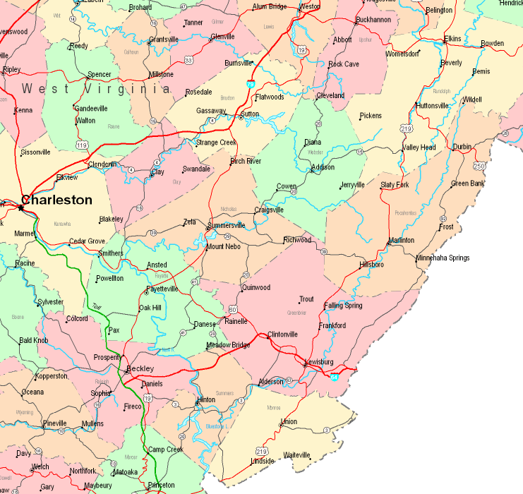 Map Of Southeastern Virginia Southeastern Virginia Map Time Zones Map