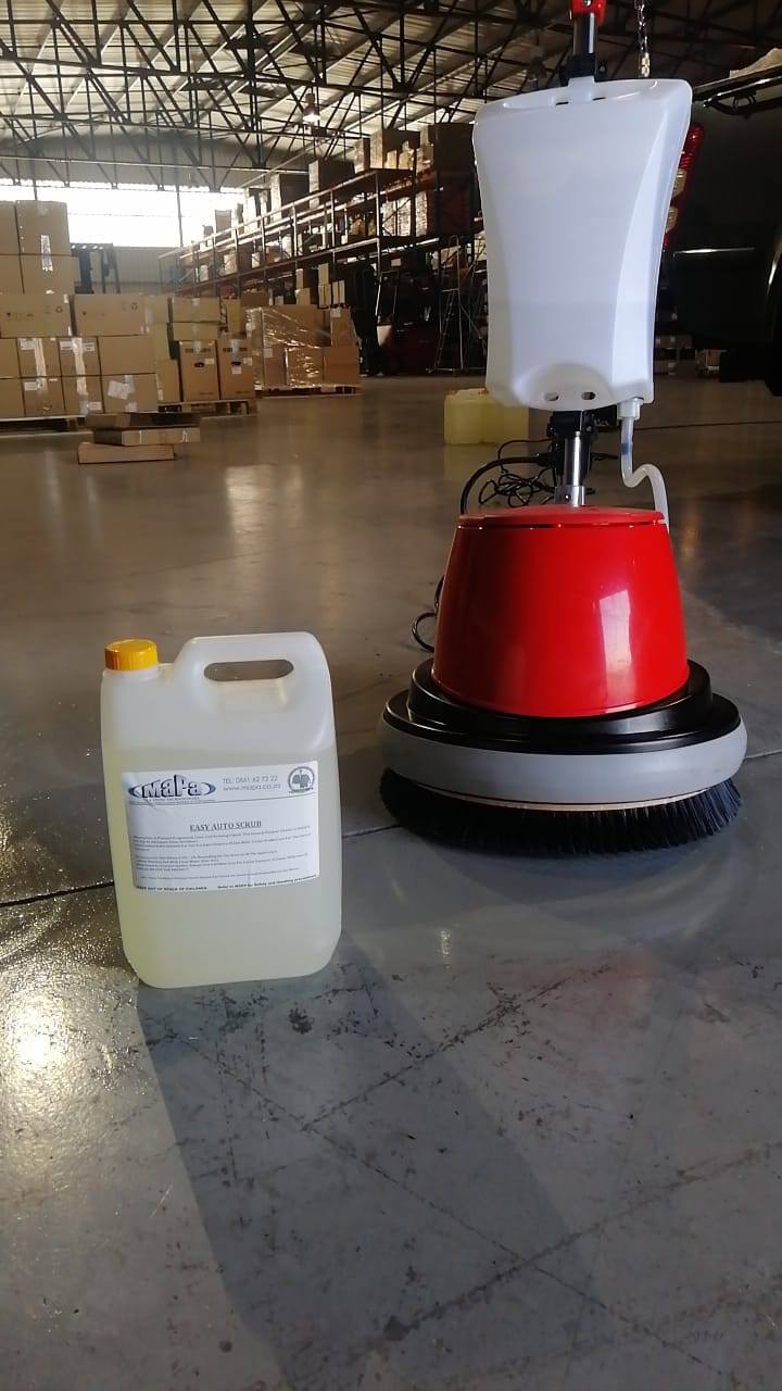 How To Use a Single Disc Floor Polisher/Scrubber MaPa Cleaning