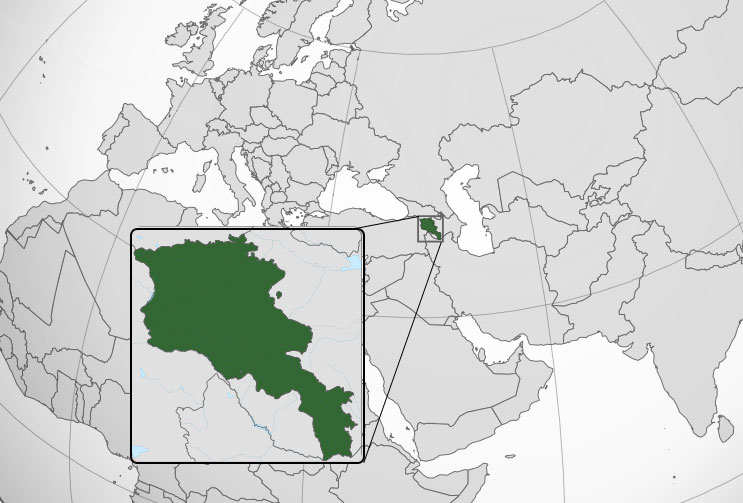 Mapa de Armenia Mapa Físico, Geográfico, Político, turístico y Temático.