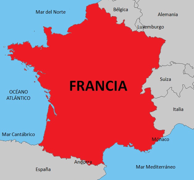 Mapa de Francia